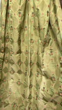 Load image into Gallery viewer, Stunning Satin Embroidery INTERLINED Curtains 106”d x 108” Width -54” ea Panel