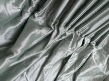 Load image into Gallery viewer, Stunning Silk Curtains with trim 90” drop x 92” wide per panel ungathered