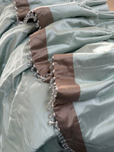 Load image into Gallery viewer, Colefax & Fowler Lucerne Silk INTERLINED Curtains 89"d x 49"w per Panel Gathered