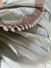 Load image into Gallery viewer, Colefax & Fowler Lucerne Silk INTERLINED Curtains 89"d x 49"w per Panel Gathered