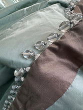 Load image into Gallery viewer, Colefax & Fowler Lucerne Silk INTERLINED Curtains 89"d x 49"w per Panel Gathered