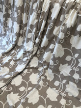 Load image into Gallery viewer, Pair Beautiful Embroidered Curtains Beige & Cream Thick Interlining 85”d x 59”w & 38”w 2 prs of each