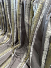 Load image into Gallery viewer, Stunning Designer Made Interlined Curtains 84”d x 40” Double Pleat per Panel
