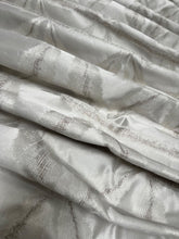 Load image into Gallery viewer, Huge pair Blackout Fleece Lined Curtains 87”d x 60” wide per gathered Panel

