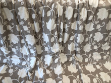 Load image into Gallery viewer, Pair Beautiful Embroidered Curtains Beige &amp; Cream Thick Interlining 85”d x 59”w &amp; 38”w 2 prs of each
